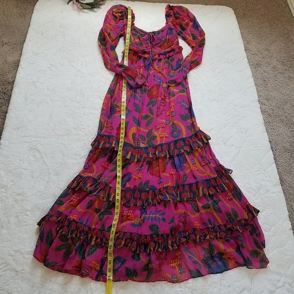 Farm Rio Pink Sweet Forest Maxi Dress - Picture 5 of 12